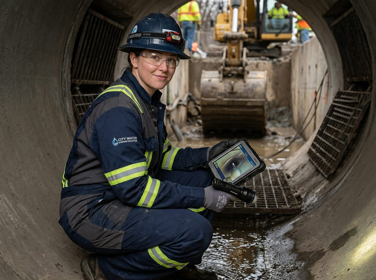 Sewer Line Inspection & Replacement in Bellville